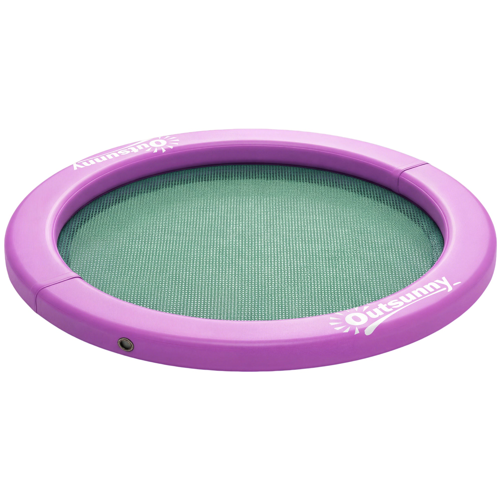 8FT Inflatable Water Hammock – Floating Chill Lounge inflatable Floating Dock Platform for for Lakes, Pools, Oceans, Purple