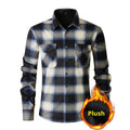 Men’s Plaid Flannel Shirt (Plush Lined)