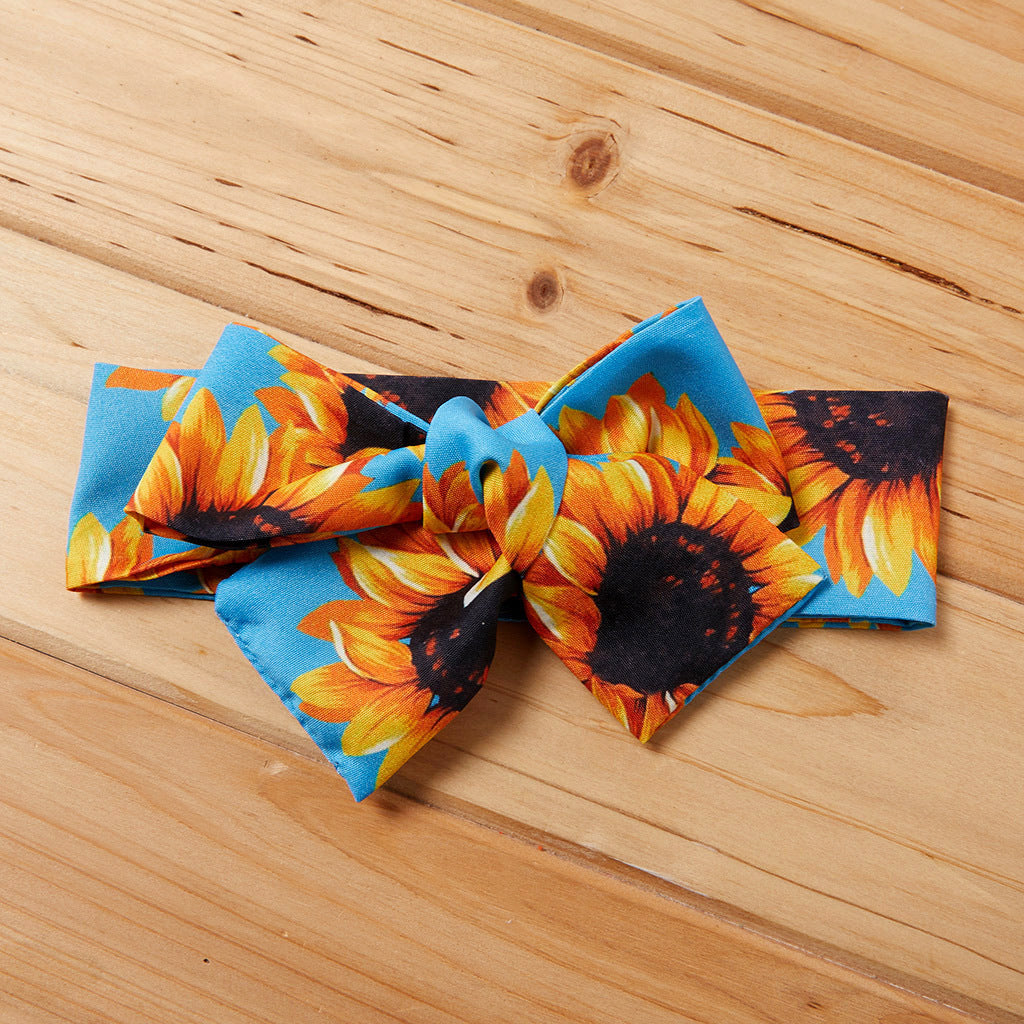 Sunflower Summer Baby Romper Set – Cute Ruffle Outfit for Parties & Family Gatherings