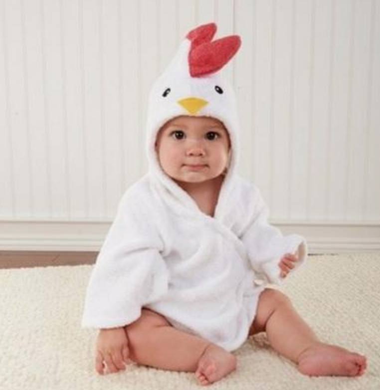 Cartoon Cute Ultra Soft Animal Modeling Baby Bath Towels Baby Bathrobes Cotton Children's Bathrobes Baby Hooded