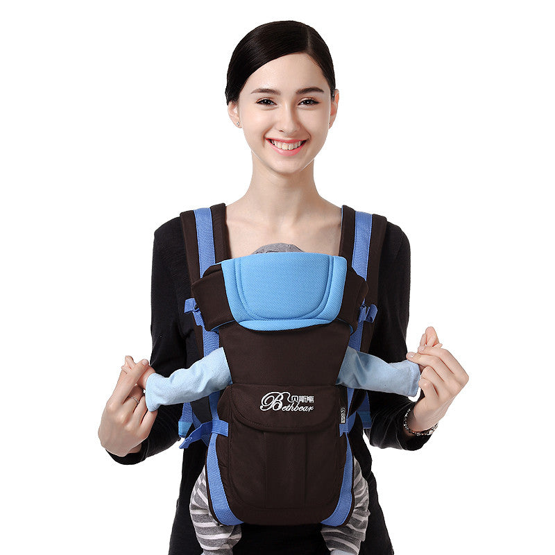 Comfort Support Baby Carrier — Hands-Free Infant Carrier with Adjustable Fit & Back Support/Multifunctional Carrier Sling,