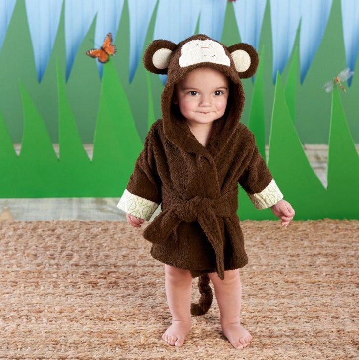 Cartoon Cute Ultra Soft Animal Modeling Baby Bath Towels Baby Bathrobes Cotton Children's Bathrobes Baby Hooded