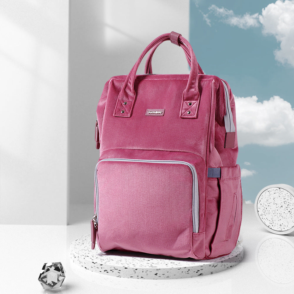 All-Day Baby Travel Backpack — Smart Diaper Bag with Organized Storage & Comfort Fit/Baby Diaper Bag Backpack Mommy Travel Bag Stroller Organizer Pockets,Back Safety Pocket