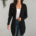 Essential Longline Cardigan – Soft Knit, Flowy Fit & Multi-Color Options