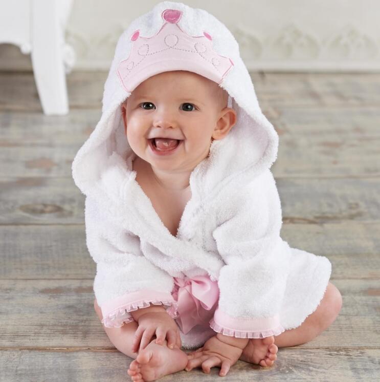 Cartoon Cute Ultra Soft Animal Modeling Baby Bath Towels Baby Bathrobes Cotton Children's Bathrobes Baby Hooded