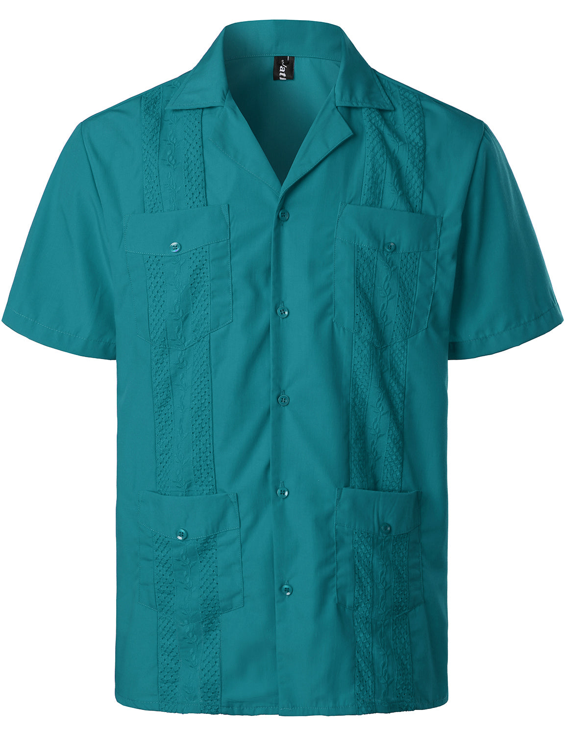 Men’s Classic Guayabera Shirt – Timeless Short Sleeve Button-Up for Summer & Special Occasions