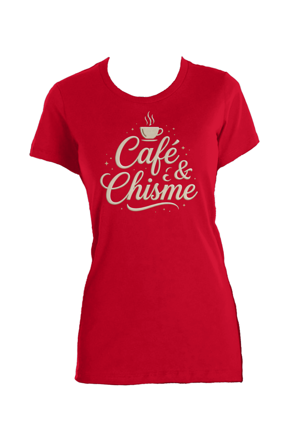 Café & Chisme Tee – Cultura Prints Co.