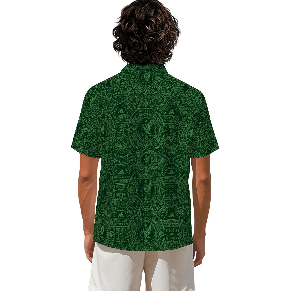 Mexico Heritage Hawaiian Soccer Shirt – Verde Edition