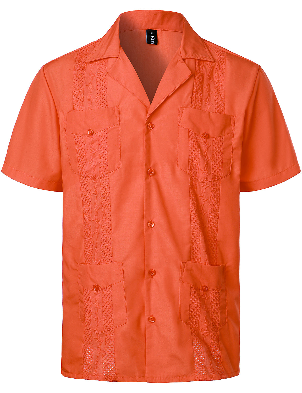 Men’s Classic Guayabera Shirt – Timeless Short Sleeve Button-Up for Summer & Special Occasions