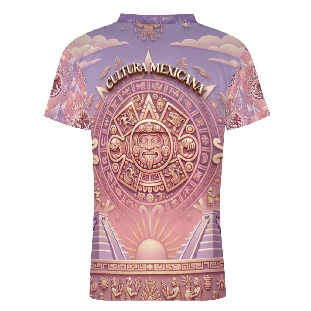 Cultura Mexicana Women’s Heritage Jersey – Pink & Gold Edition