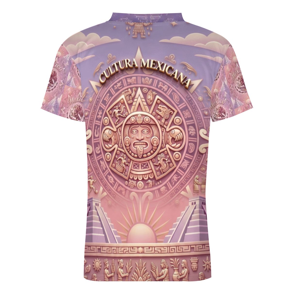 Cultura Mexicana Women’s Heritage Jersey – Pink & Gold Edition