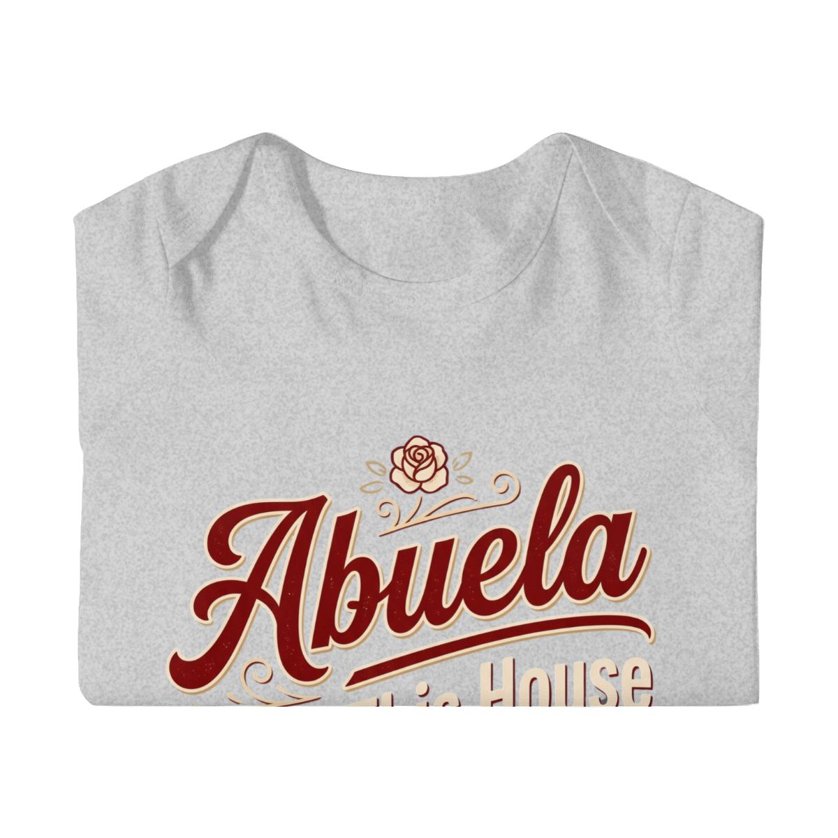 Abuela Runs This House Baby Onesie – Funny Cultura Baby Bodysuit