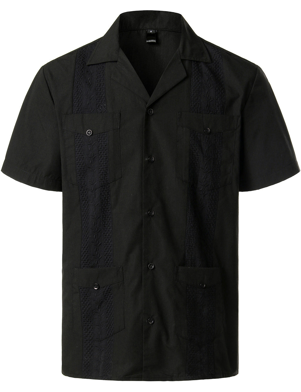 Men’s Classic Guayabera Shirt – Timeless Short Sleeve Button-Up for Summer & Special Occasions
