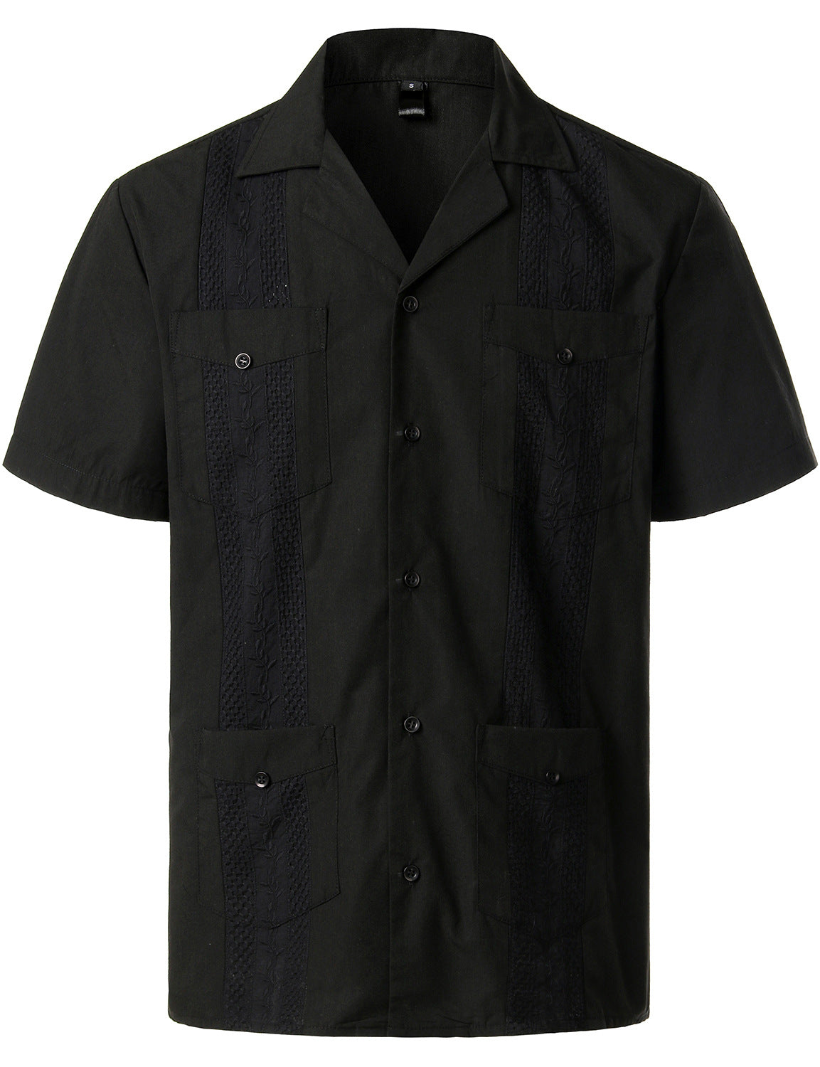 Men’s Classic Guayabera Shirt – Timeless Short Sleeve Button-Up for Summer & Special Occasions
