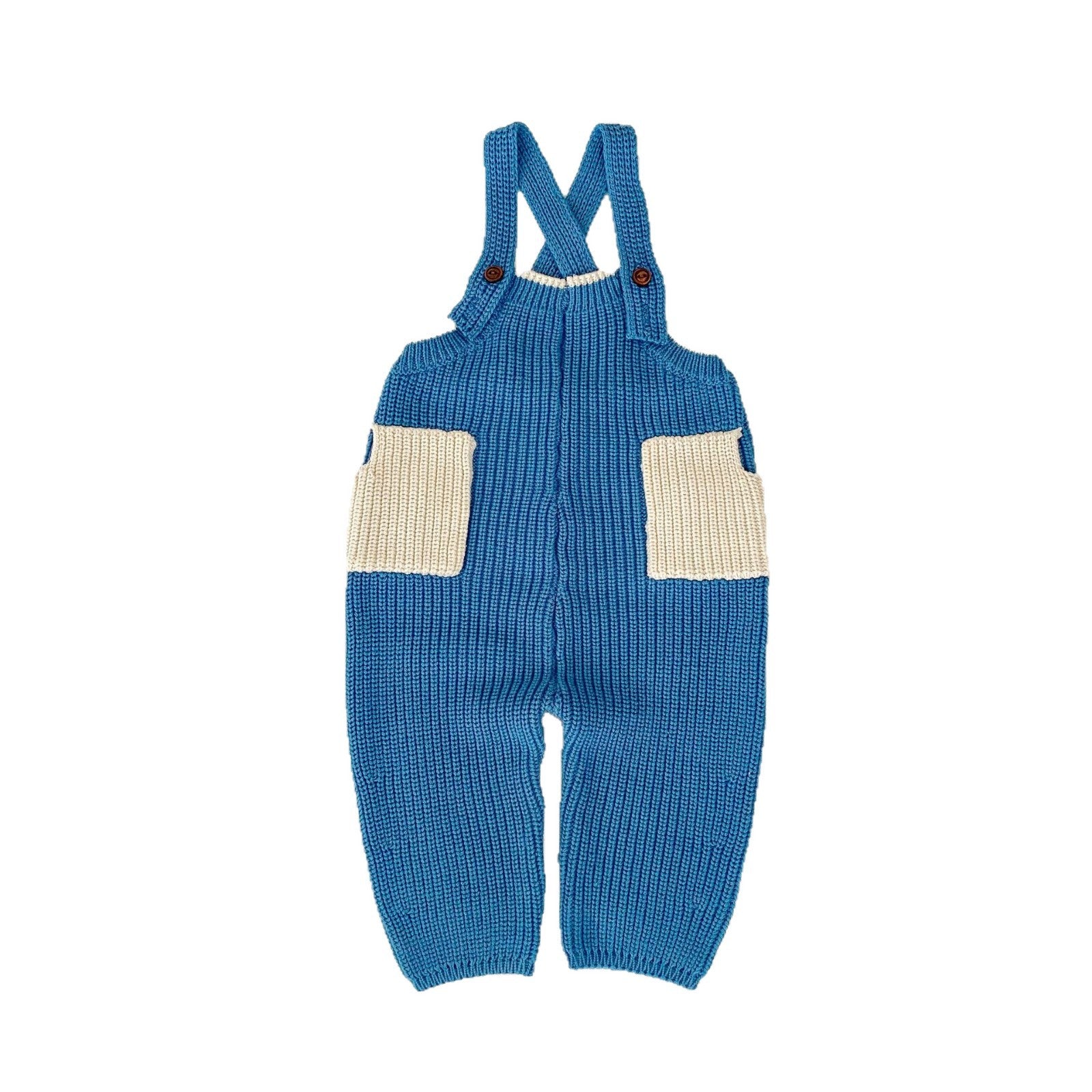 Cozy Knit Baby Jumpsuit/Romper — Soft Pocket Overalls for Everyday Wear (Jumpsuit Only)
