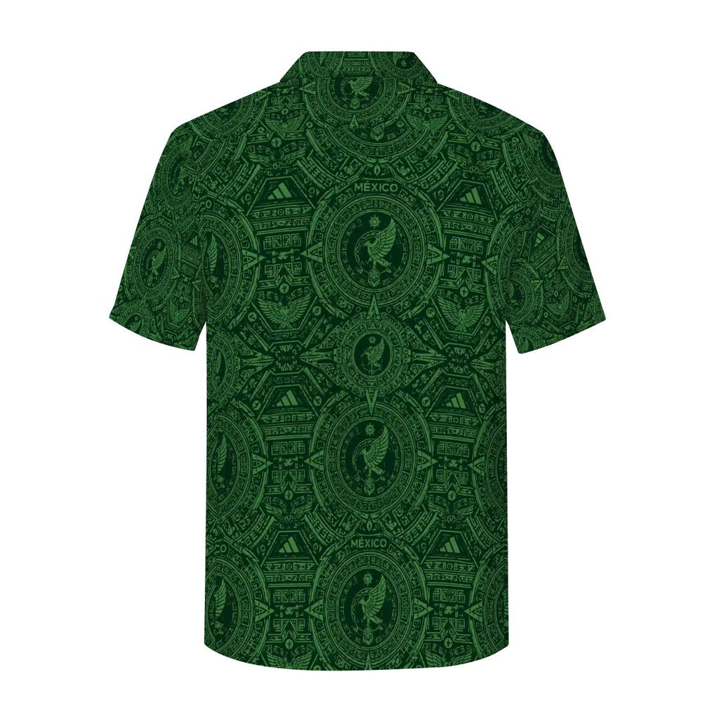 Mexico Heritage Hawaiian Soccer Shirt – Verde Edition