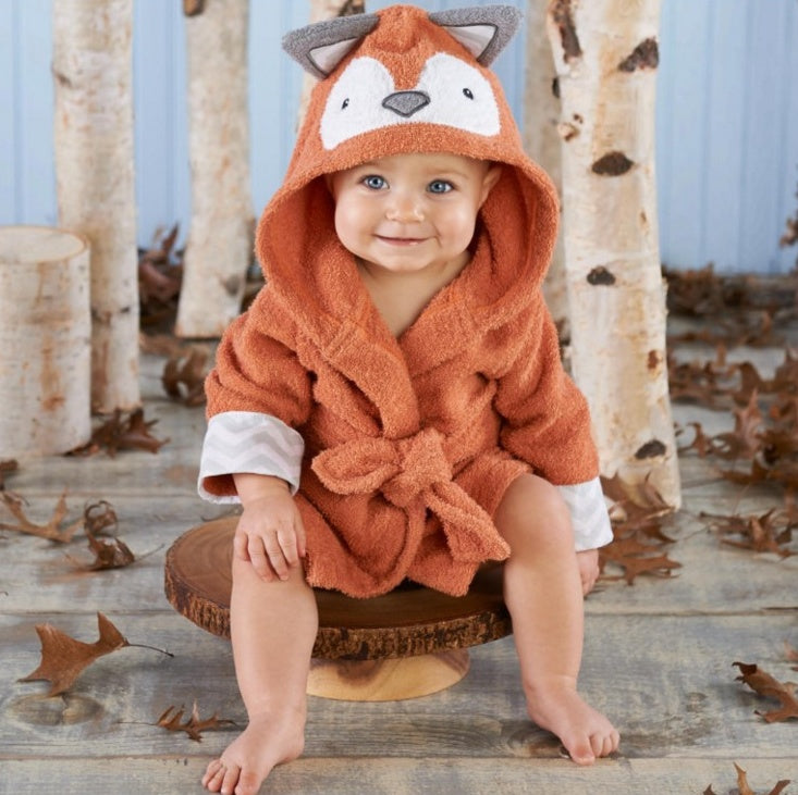 Cartoon Cute Ultra Soft Animal Modeling Baby Bath Towels Baby Bathrobes Cotton Children's Bathrobes Baby Hooded