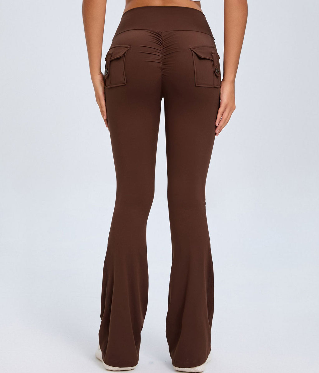 Sculpt & Flare Leggings – High-Waisted Lift Fit with Pockets