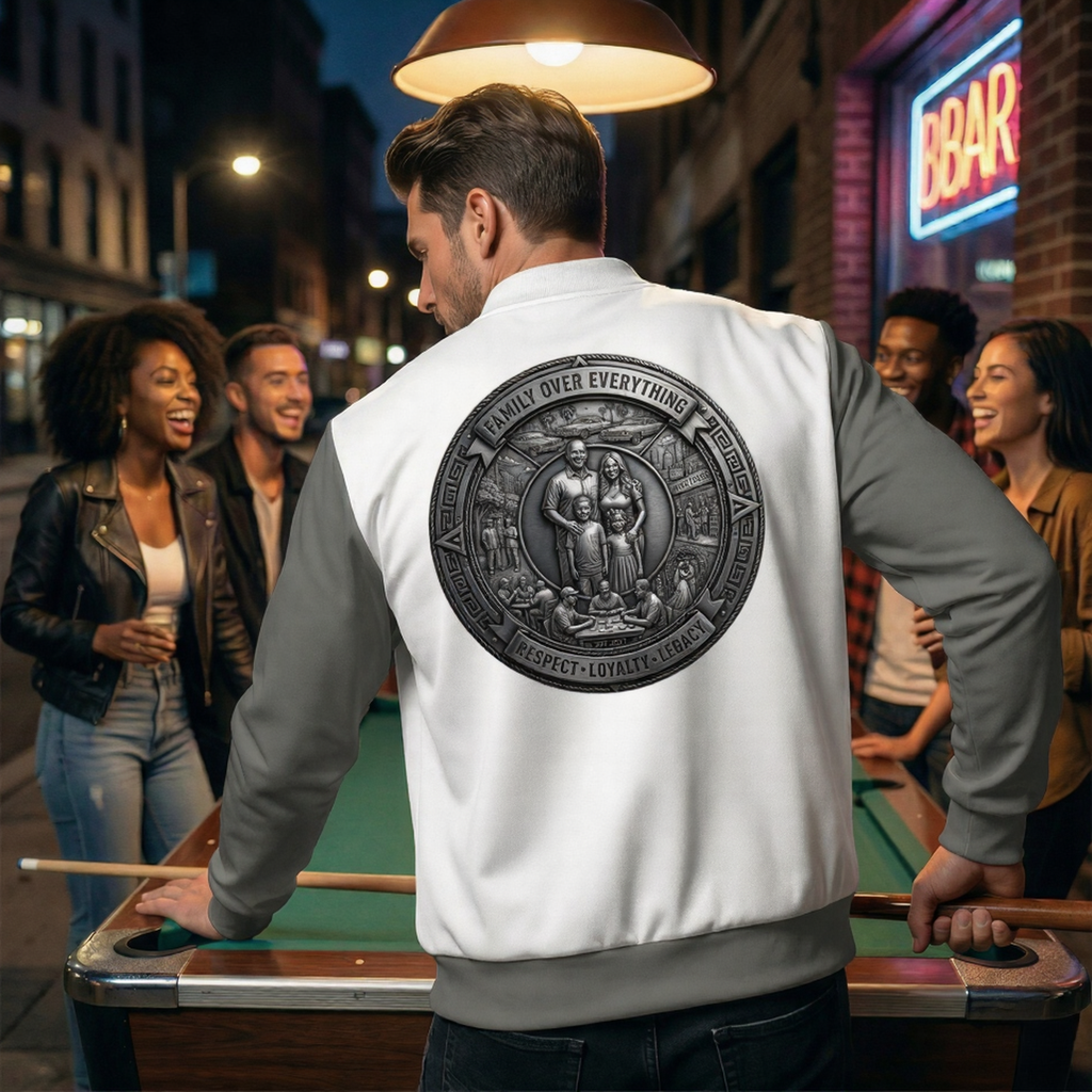 Built on Respect Bomber Jacket – Family • Loyalty • Legacy Edition