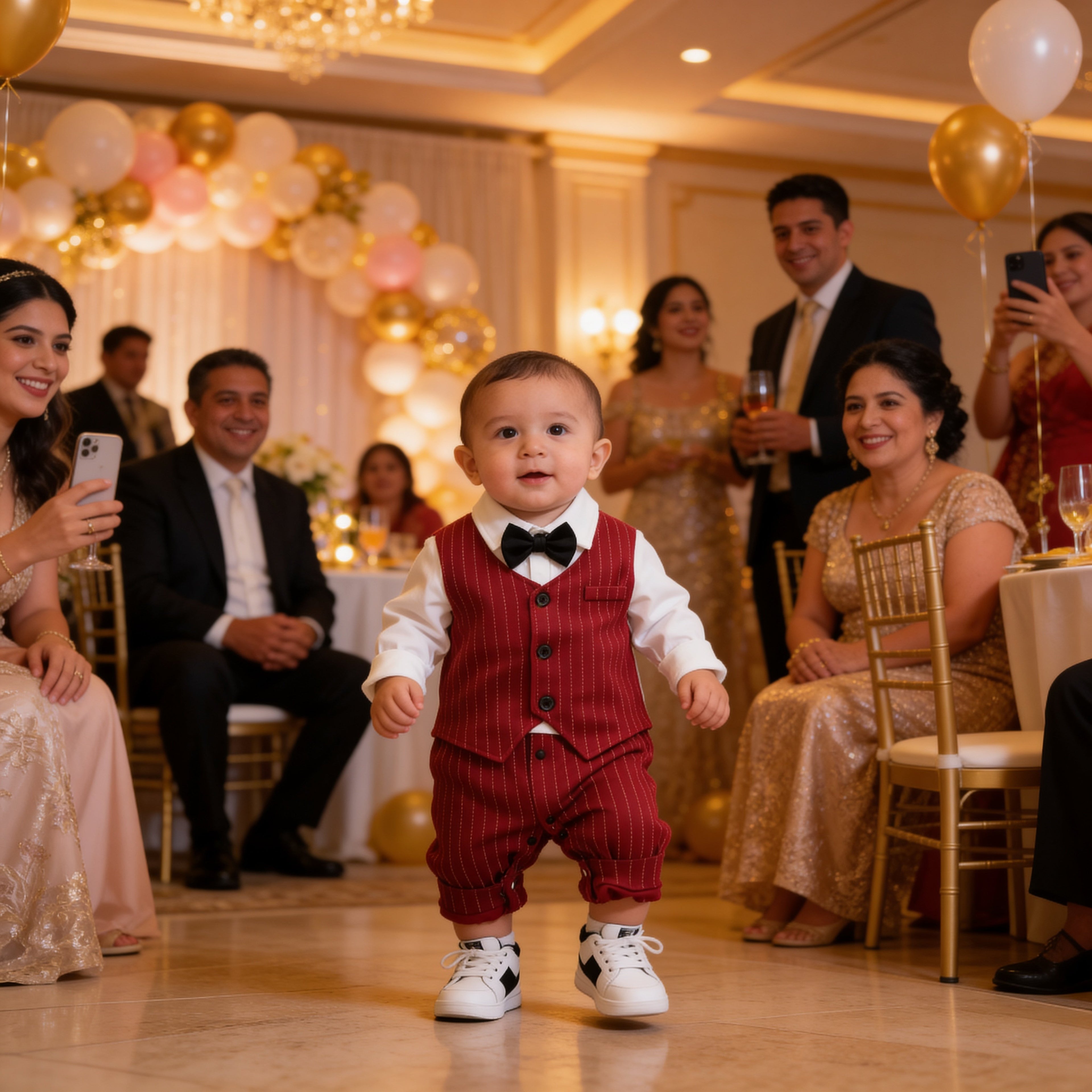 Little Gentleman Baby Romper Set – Formal Outfit for Weddings, Parties & Special Occasions