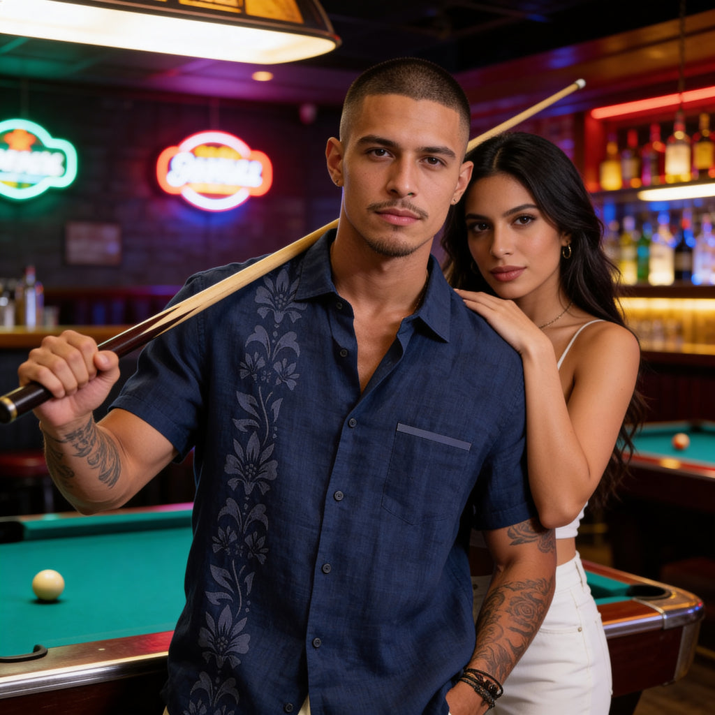 Men’s Coastal Resort Shirt – Lightweight Summer Button-Up