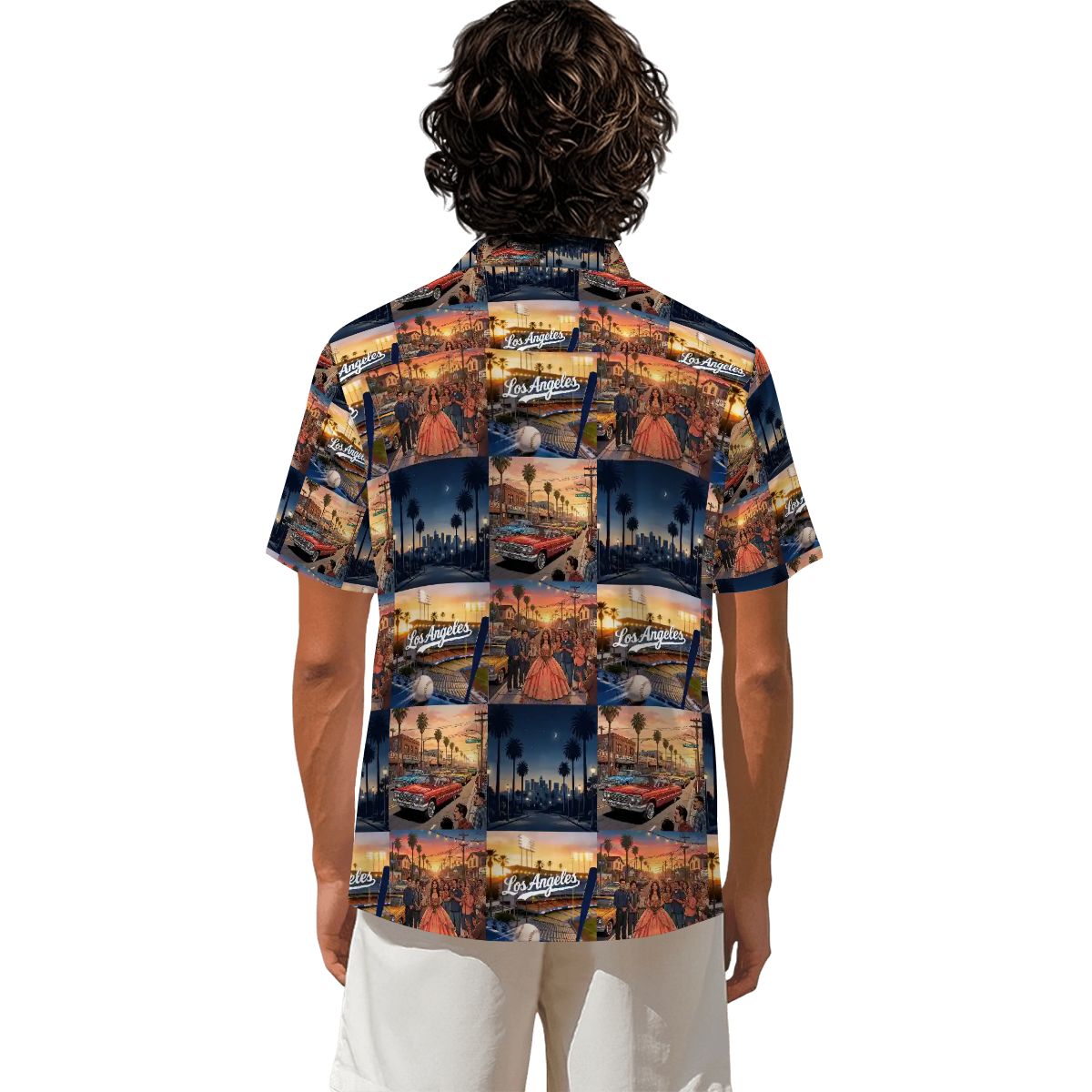 Los Angeles Summer Nights Button-Up Shirt – LA Edition