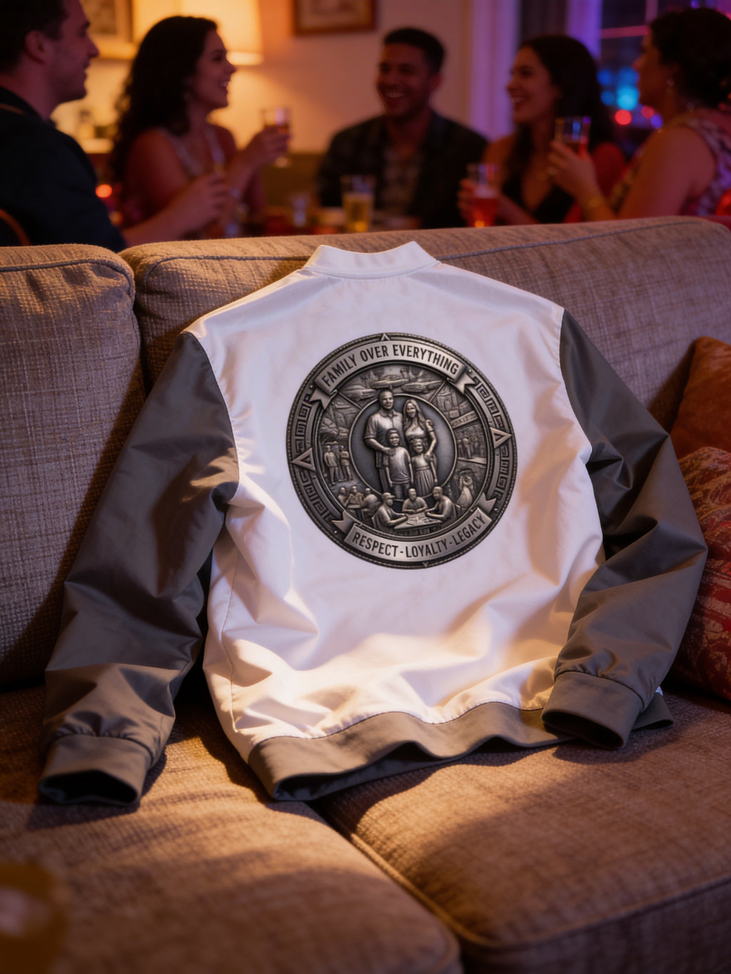 Built on Respect Bomber Jacket – Family • Loyalty • Legacy Edition