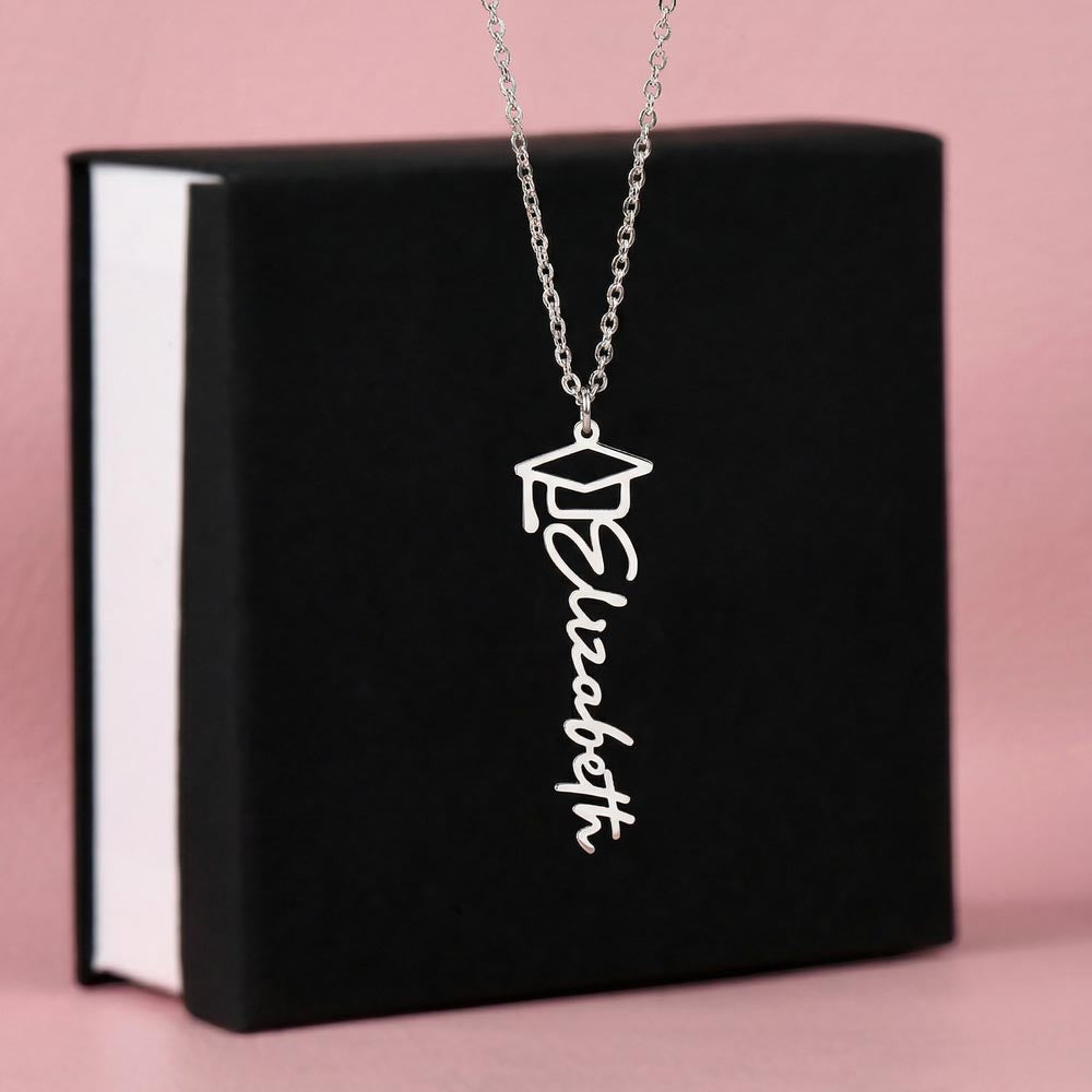 “To Our Graduate — Every Sacrifice Led You Here | Personalized Name Necklace Gift”