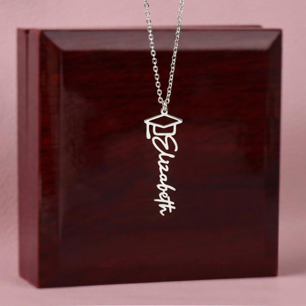 “To Our Graduate — Every Sacrifice Led You Here | Personalized Name Necklace Gift”