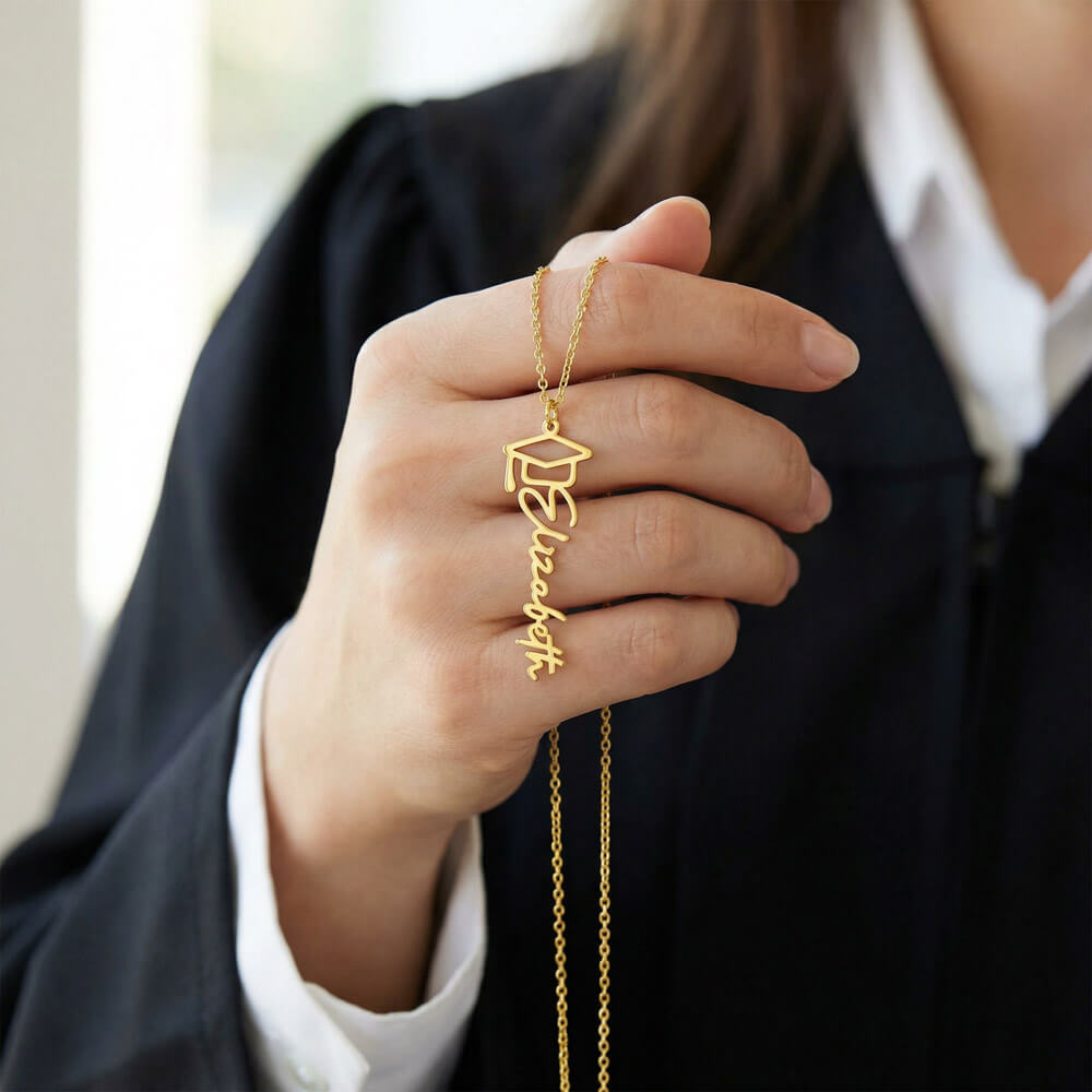 “To Our Graduate — Every Sacrifice Led You Here | Personalized Name Necklace Gift”