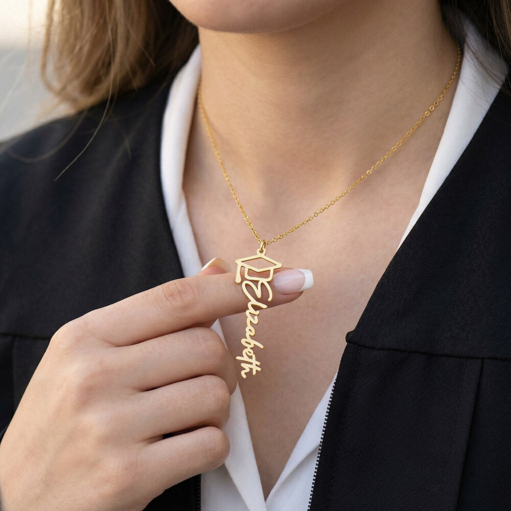 “To Our Graduate — Every Sacrifice Led You Here | Personalized Name Necklace Gift”