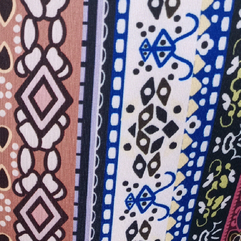 Boho Flare Leggings – High-Waisted, Stretch Fit & Statement Print