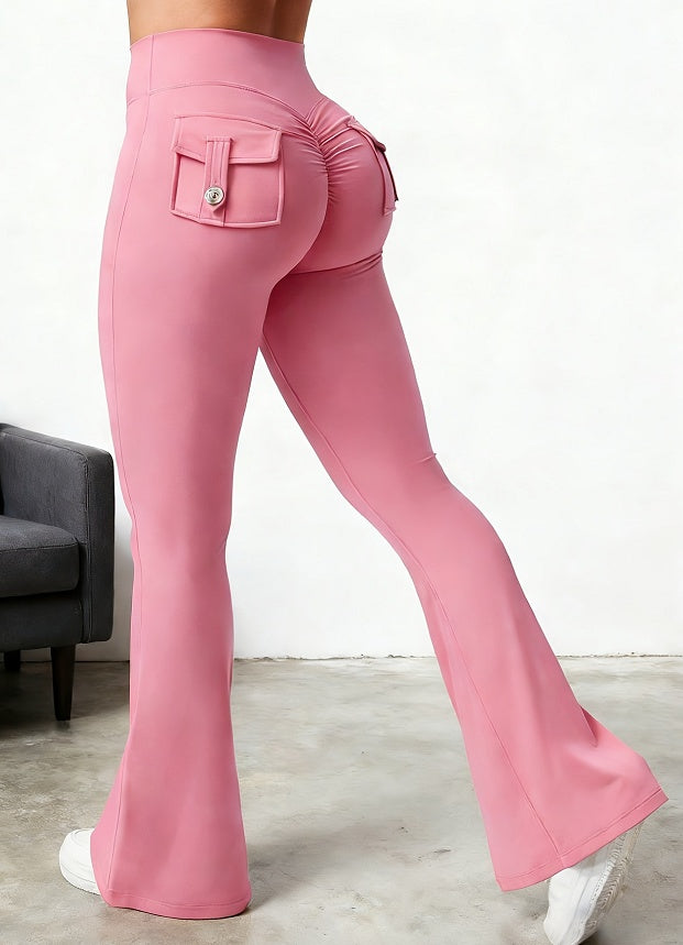 Sculpt & Flare Leggings – High-Waisted Lift Fit with Pockets