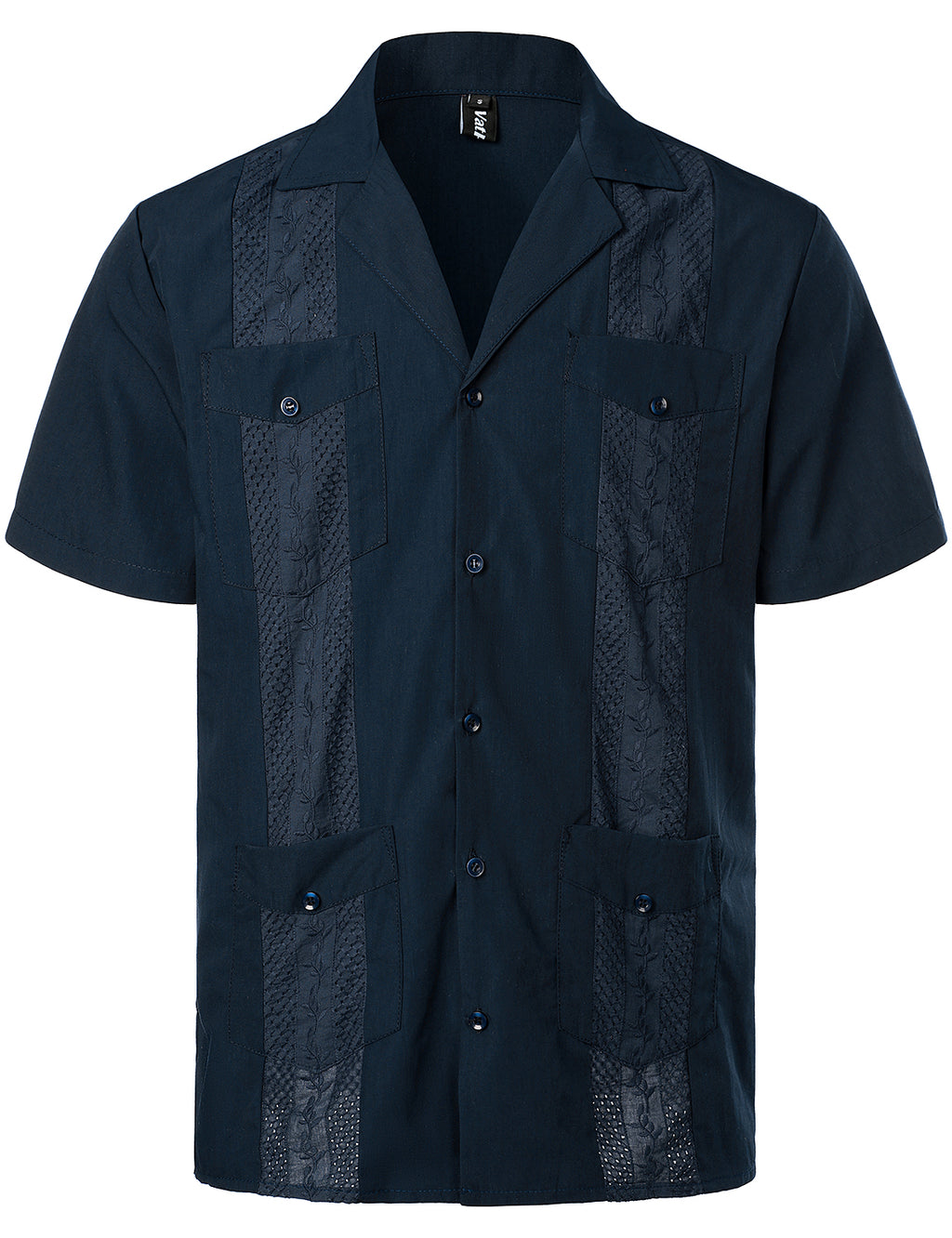 Men’s Classic Guayabera Shirt – Timeless Short Sleeve Button-Up for Summer & Special Occasions
