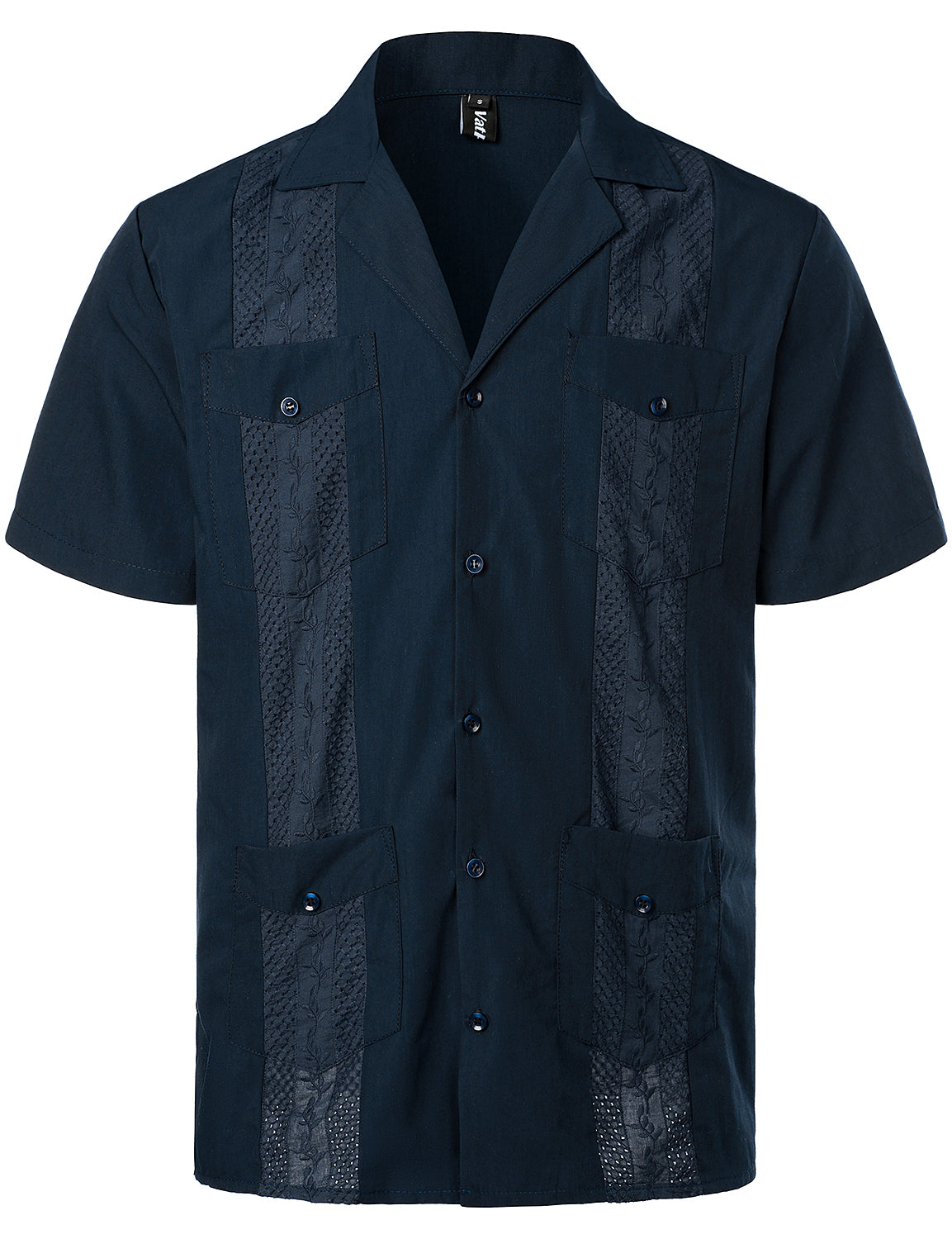 Men’s Classic Guayabera Shirt – Timeless Short Sleeve Button-Up for Summer & Special Occasions