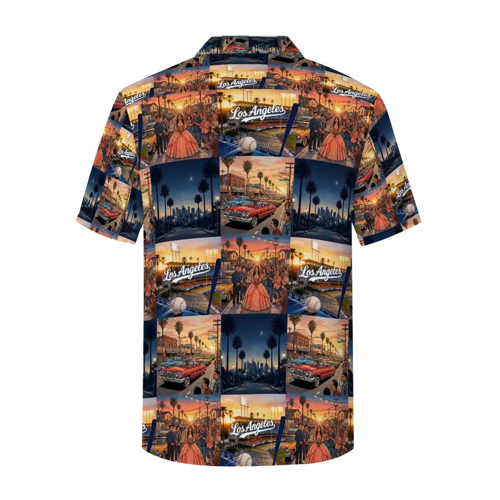 Los Angeles Summer Nights Button-Up Shirt – LA Edition