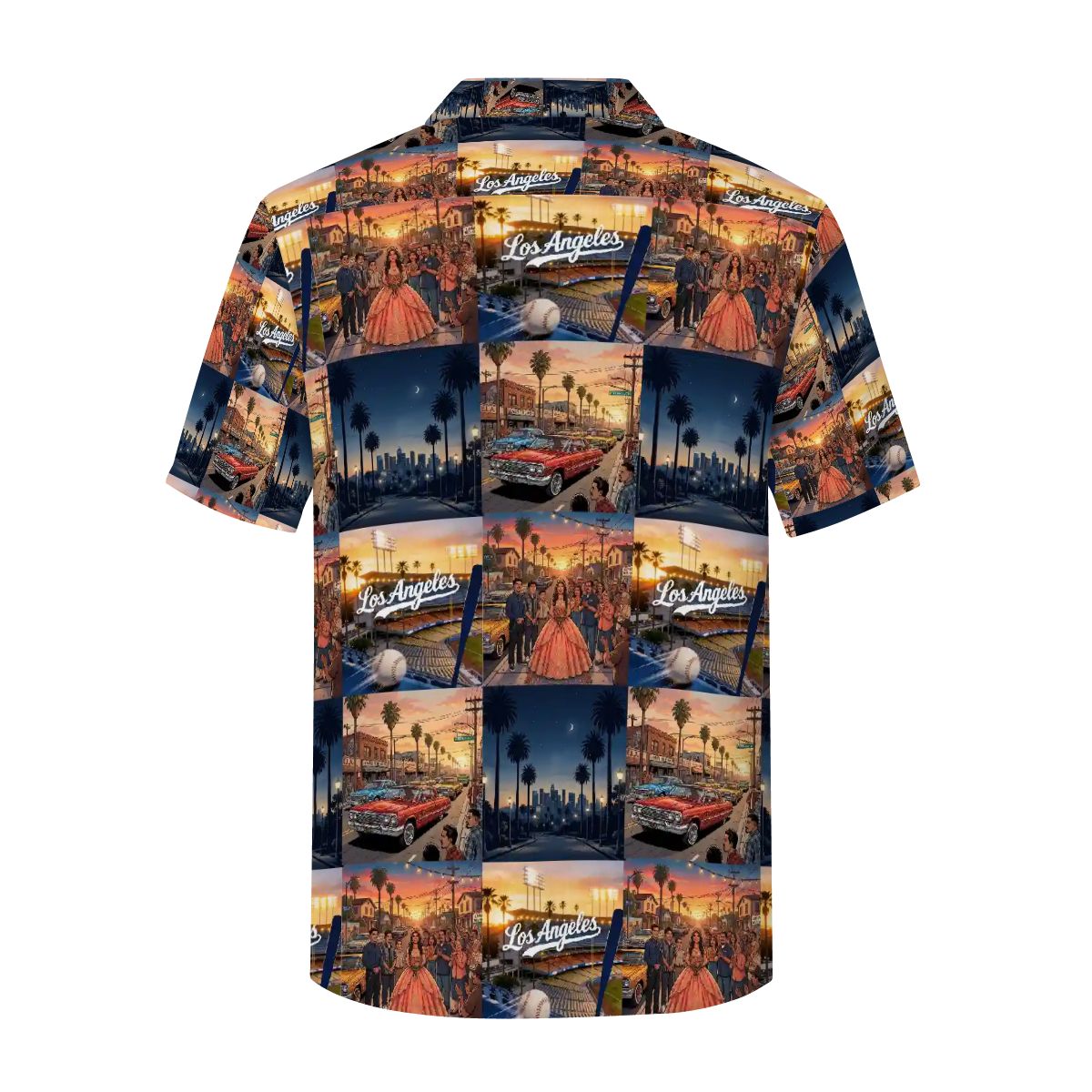 Los Angeles Summer Nights Button-Up Shirt – LA Edition