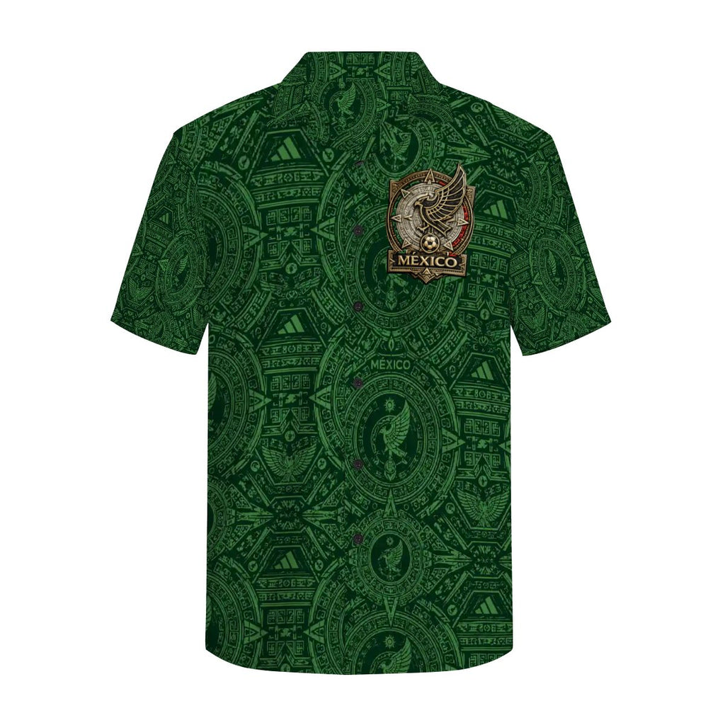 Mexico Heritage Hawaiian Soccer Shirt – Verde Edition