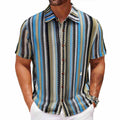 Vintage Stripe Button-Up – Relaxed Fit Summer Shirt