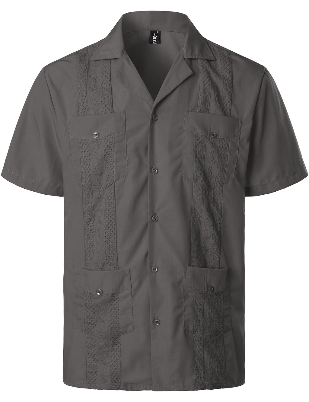 Men’s Classic Guayabera Shirt – Timeless Short Sleeve Button-Up for Summer & Special Occasions