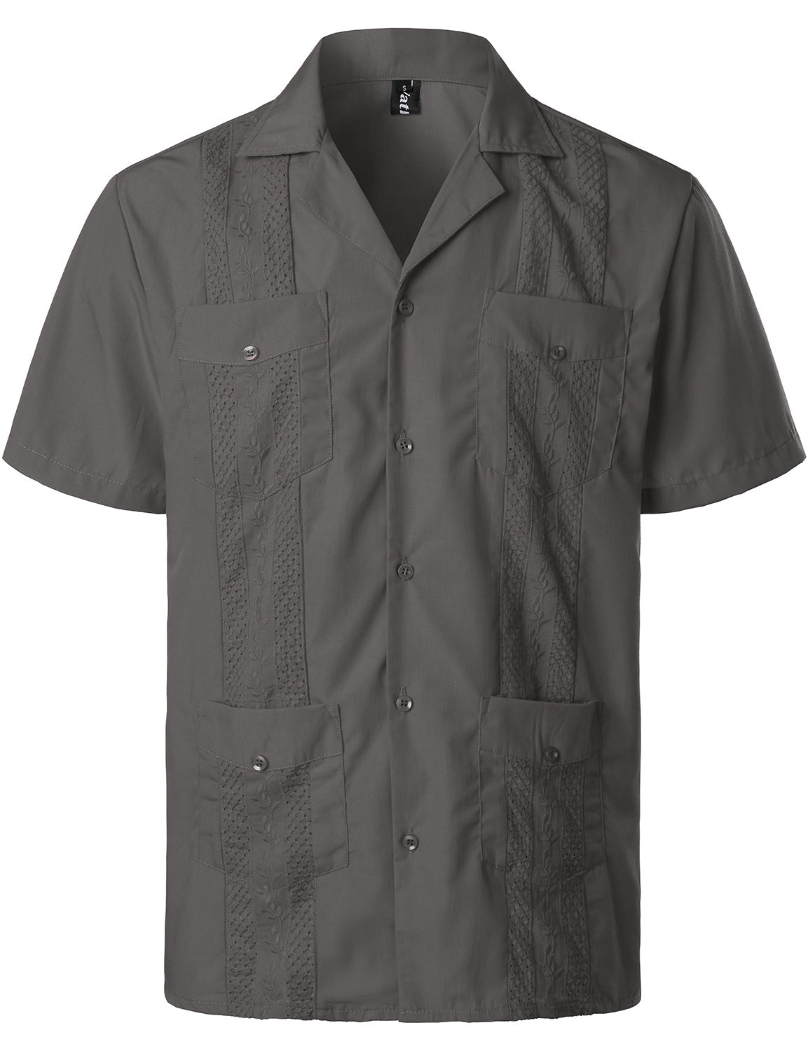 Men’s Classic Guayabera Shirt – Timeless Short Sleeve Button-Up for Summer & Special Occasions